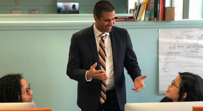 FCC Chairman Visits Hopeworks On His Digital Opportunity Tour