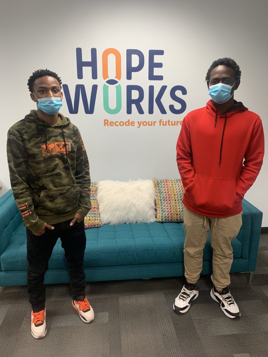A Hopeworks and Propel America Partnership = success for Quanahz and Michael!