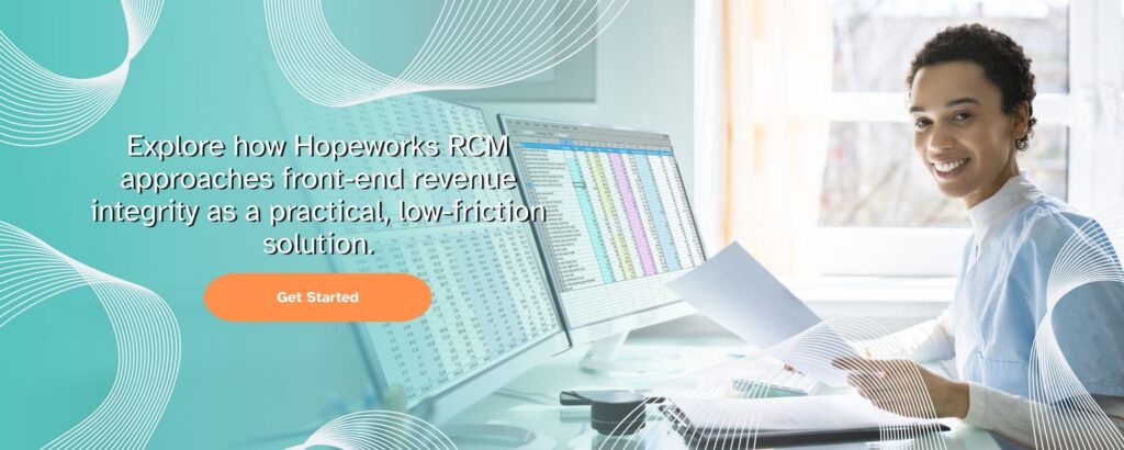 Front End Revenue Integrity Section break